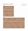 Vinilo para muebles con estampado  Madera Flix carrot
