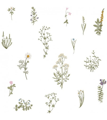 Papel Autoadhesivo Flores Silvestres