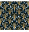 Vinílo para muebles con estampado art deco blanco