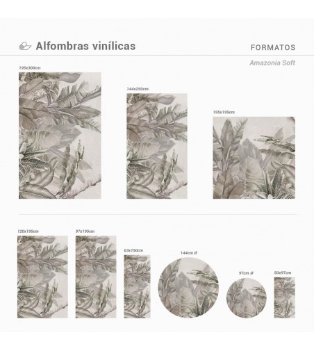 Alfombra Vinílica Amazonia Soft
